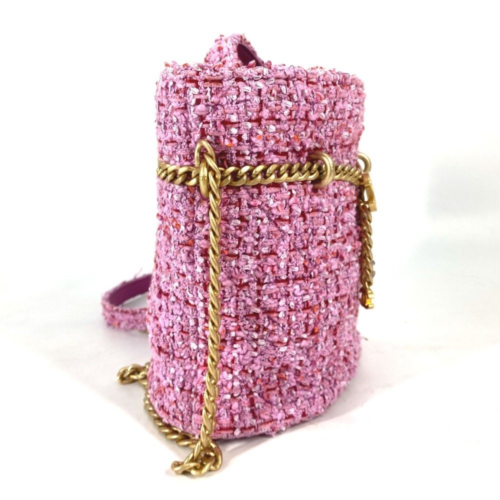 CHANEL 2022SS CC Coco Mark Chain Bucket-Shaped Pochette, 2-Way Handbag/Shoulder - Picture 3 of 10